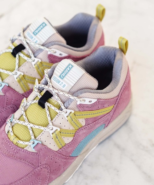 KARHU(カルフ)の「KARHU / “FUSION 2.0” スニーカー(スニーカー・レディース・グレー系/ピンク系・10/9/8/6/5/4/7)」の4枚目の写真