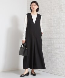 vネック ブラウス サロペット/オーバーオール」に該当するレディースの