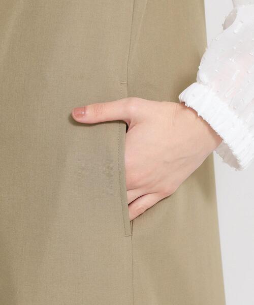 THE SHOP TK （ザ ショップ ティーケー ）の「【セレモニーにもカジュアルにも】Vネックオールインワン（サロペット/オーバーオール・レディース・サンドベージュ/ブラック・12/13）」の9枚目の写真