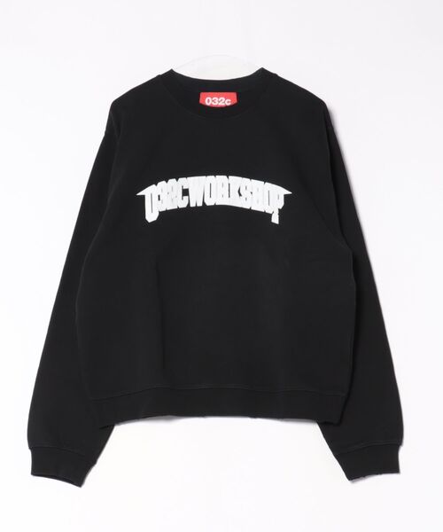 ムラサキスポーツ(ムラサキスポーツ)の「032C/ゼロスリートゥーシー 032C DOLLAR CR URC-0512-050(ニット/セーター・メンズ・ブラック・L/M)」の1枚目の写真