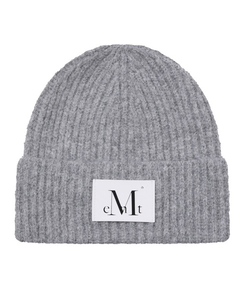 MUCENT（ムセント）の「フニアンゴラニットビーニ男女共用（5カラー）（ニットキャップ/ビーニー・レディース・ブラック/ライトベージュ/ホワイト/ライトグレー/チャコール・FREE）」の3枚目の写真