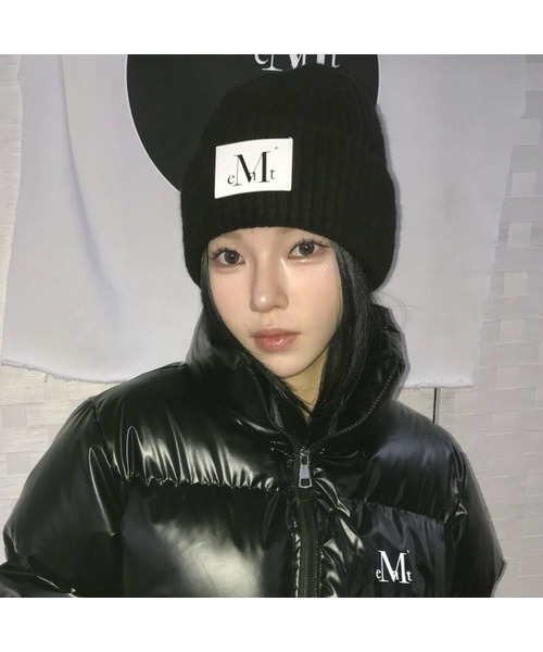 MUCENT（ムセント）の「フニアンゴラニットビーニ男女共用（5カラー）（ニットキャップ/ビーニー・レディース・ブラック/ライトベージュ/ホワイト/ライトグレー/チャコール・FREE）」の2枚目の写真