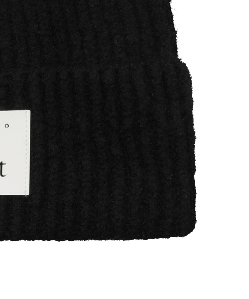 MUCENT（ムセント）の「フニアンゴラニットビーニ男女共用（5カラー）（ニットキャップ/ビーニー・レディース・ブラック/ライトベージュ/ホワイト/ライトグレー/チャコール・FREE）」の8枚目の写真