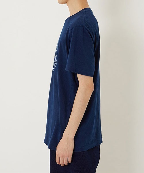 BLUE BLUE JAPAN（ブルーブルージャパン）の「クヨウバッセン インディゴTシャツ（Tシャツ/カットソー・メンズ・インディゴブルー・XL/L/S/M）」の3枚目の写真