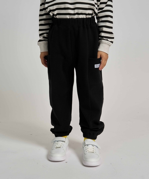 b・ROOM（ビールーム）の「【ともパン】【防汚・速乾】サイドポケットイージーパンツ（その他パンツ・キッズ・チャコール/キャメル/ブラック/ブルー系その他2/カーキ/ライトベージュ・120cm/100cm/140cm/90cm/130cm/110cm）」の2枚目の写真