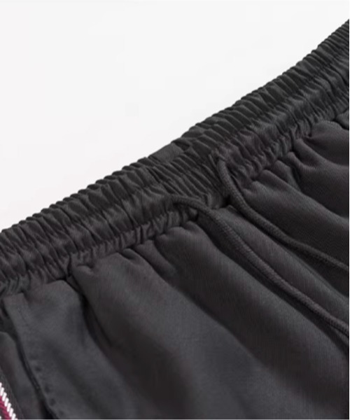 NOWLE（ノウル）の「【NOWLE】サイドライン ワイド ストレート イージーパンツ / レトロトラックパンツ（その他パンツ・メンズ・ブラック・LARGE/MEDIUM/X-LARGE）」の19枚目の写真