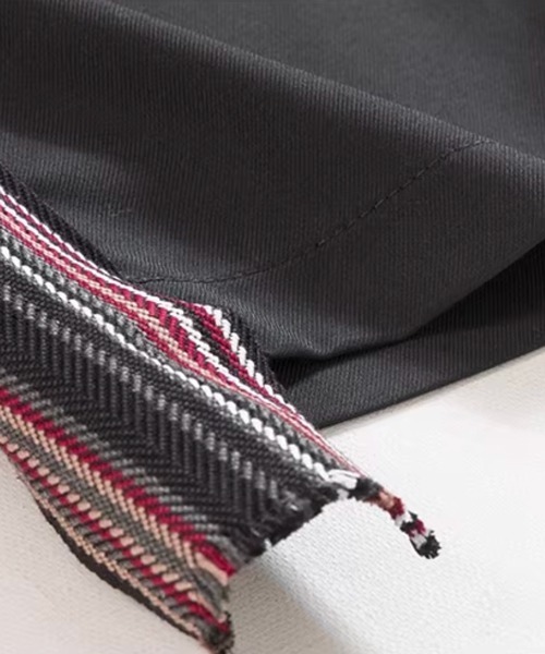 NOWLE（ノウル）の「【NOWLE】サイドライン ワイド ストレート イージーパンツ / レトロトラックパンツ（その他パンツ・メンズ・ブラック・LARGE/MEDIUM/X-LARGE）」の22枚目の写真