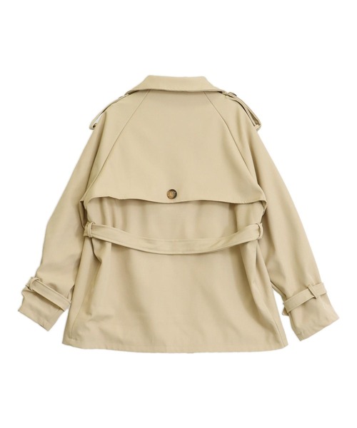 ANAP（アナップ）の「ショートトレンチコート（トレンチコート・レディース・ベージュ/カーキ・F）」の15枚目の写真