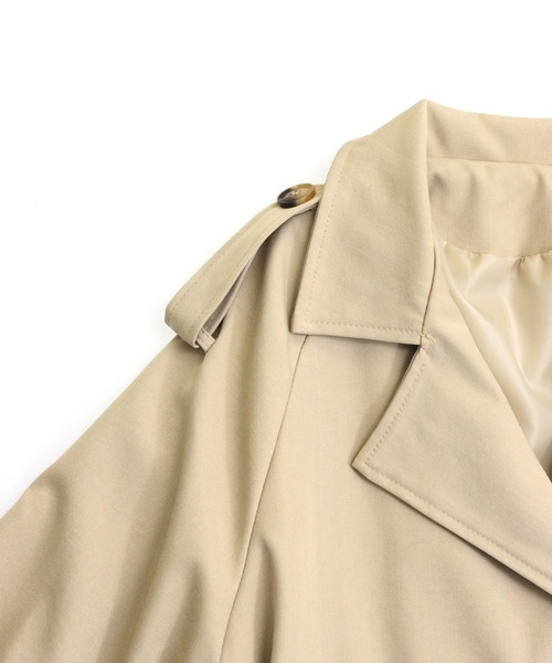 ANAP（アナップ）の「ショートトレンチコート（トレンチコート・レディース・ベージュ/カーキ・F）」の17枚目の写真