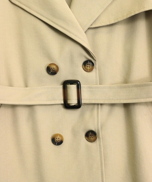 ANAP（アナップ）の「ショートトレンチコート（トレンチコート・レディース・ベージュ/カーキ・F）」の18枚目の写真
