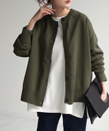 HUG.U（ハグユー）の「洗える スポンジニットカーディガン（カーディガン/ボレロ）」