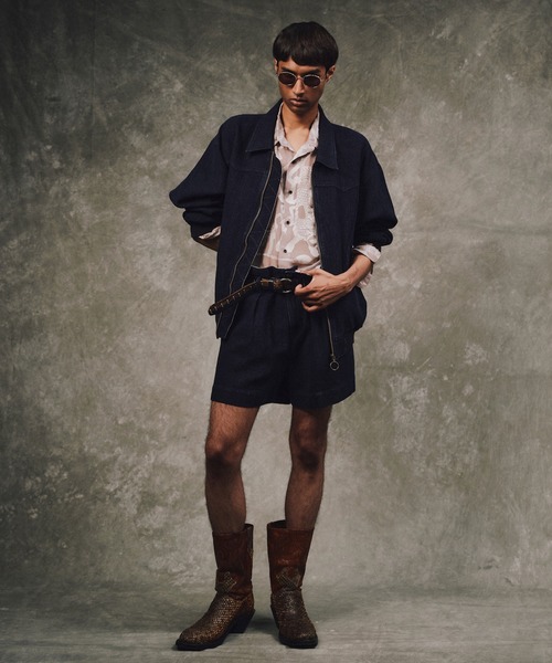 STUDIOUS(ステュディオス)の「【KOZABURO/コウザブロウ】OPAL BOXY FIT FLAP POCKET SHIRT(シャツ/ブラウス・メンズ・ブラック/ベージュ・2/1)」の21枚目の写真