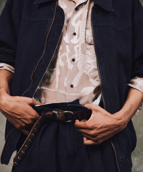 STUDIOUS(ステュディオス)の「【KOZABURO/コウザブロウ】OPAL BOXY FIT FLAP POCKET SHIRT(シャツ/ブラウス・メンズ・ブラック/ベージュ・2/1)」の22枚目の写真