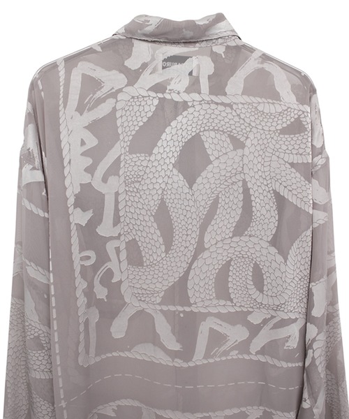 STUDIOUS(ステュディオス)の「【KOZABURO/コウザブロウ】OPAL BOXY FIT FLAP POCKET SHIRT(シャツ/ブラウス・メンズ・ブラック/ベージュ・2/1)」の12枚目の写真