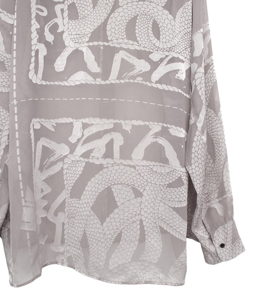 STUDIOUS(ステュディオス)の「【KOZABURO/コウザブロウ】OPAL BOXY FIT FLAP POCKET SHIRT(シャツ/ブラウス・メンズ・ブラック/ベージュ・2/1)」の13枚目の写真