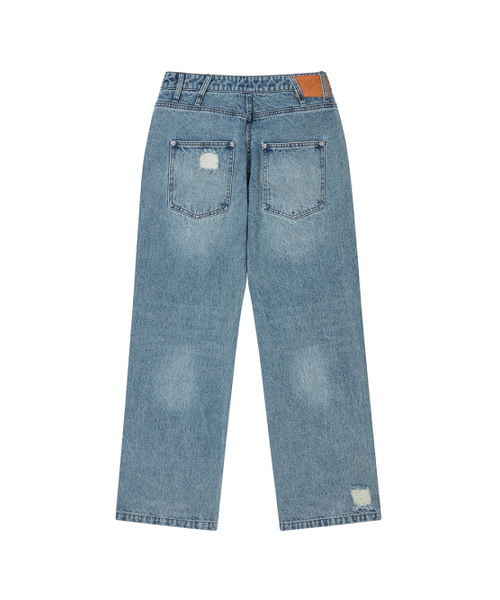 NYXX(エヌワイエックスエックス)の「STAR APLIQUE DENIM PANTS LIGHT BLUE(デニムパンツ・レディース・その他・SMALL/MEDIUM)」の4枚目の写真