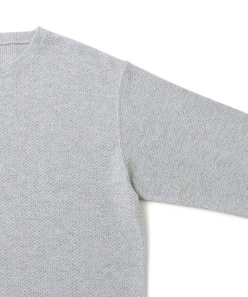  j.n.r.d（ジェー・エヌ・アール・ディー）の「ツイードフェイクレイヤードプルオーバー（Tシャツ/カットソー・メンズ・ブルー系その他3/ホワイト系その他5/ライトグレー・M/LL/L）」の6枚目の写真
