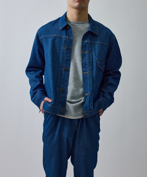  j.n.r.d（ジェー・エヌ・アール・ディー）の「ツイードフェイクレイヤードプルオーバー（Tシャツ/カットソー・メンズ・ブルー系その他3/ホワイト系その他5/ライトグレー・M/LL/L）」の17枚目の写真