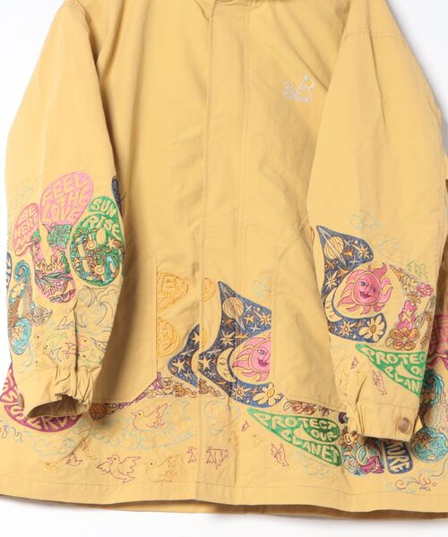 go slow caravan（ゴースローキャラバン）の「ウェザークロスパネル 刺繍フィールドコート（その他アウター・メンズ・ライトイエロー/ブラック/カーキ・SMALL/MEDIUM/LARGE/X-LARGE）」の22枚目の写真