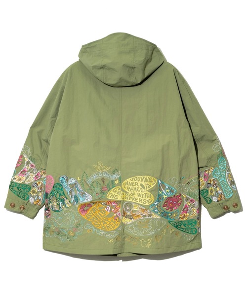 go slow caravan（ゴースローキャラバン）の「ウェザークロスパネル 刺繍フィールドコート（その他アウター・メンズ・ライトイエロー/ブラック/カーキ・SMALL/MEDIUM/LARGE/X-LARGE）」の17枚目の写真