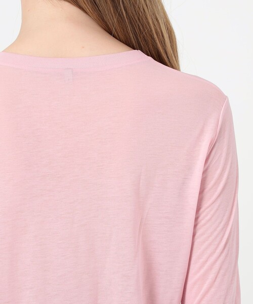 BASERANGE(ベースレンジ)の「BASERANGE L/SLEEVE TEE(Tシャツ/カットソー・レディース・ライトピンク・S)」の7枚目の写真