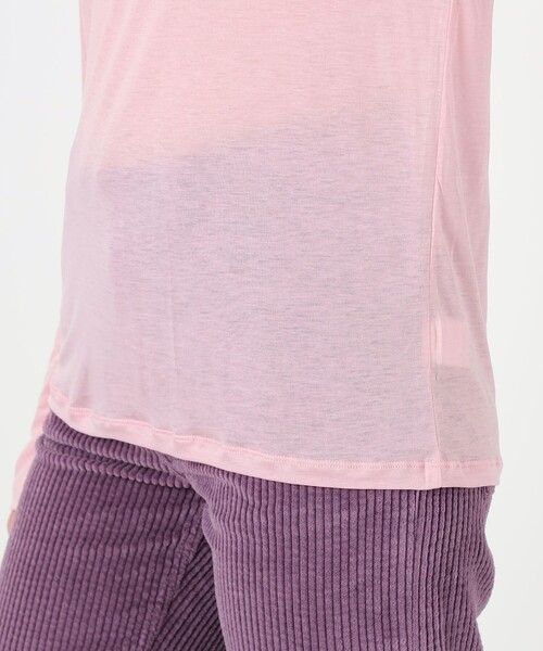 BASERANGE(ベースレンジ)の「BASERANGE L/SLEEVE TEE(Tシャツ/カットソー・レディース・ライトピンク・S)」の9枚目の写真