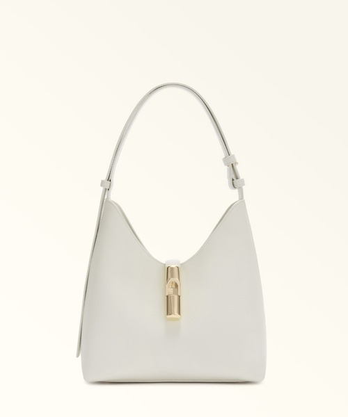 極美品　フルラ　ゴッチャ　ショルダーバッグ　ホワイト　ワンショルダー フルラ ゴッチャ (Furla Goccia) ショルダーバッグ S（ショルダー