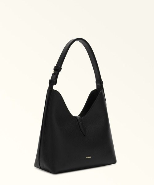 FURLA(フルラ)の「フルラ ゴッチャ (Furla Goccia) ショルダーバッグ S(ショルダーバッグ・レディース・グレイッシュベージュ/ブラック・ONE SIZE)」の7枚目の写真