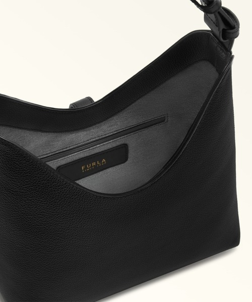 FURLA(フルラ)の「フルラ ゴッチャ (Furla Goccia) ショルダーバッグ S(ショルダーバッグ・レディース・グレイッシュベージュ/ブラック・ONE SIZE)」の10枚目の写真