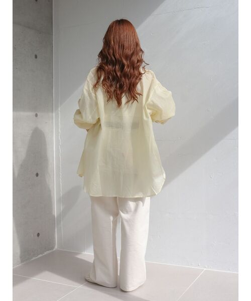 Ungrid（アングリッド）の「シアールーズシャツ（シャツ/ブラウス・レディース・イエロー/ブルー/オフホワイト/パープル・FREE）」の19枚目の写真