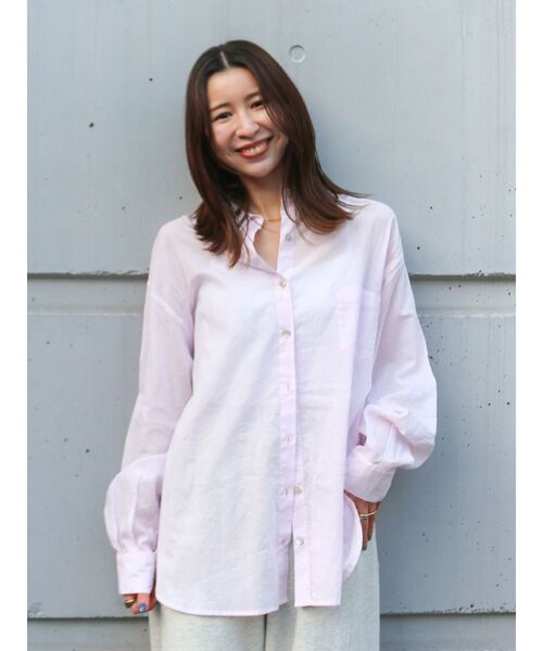 Ungrid（アングリッド）の「シアールーズシャツ（シャツ/ブラウス・レディース・イエロー/ブルー/オフホワイト/パープル・FREE）」の20枚目の写真