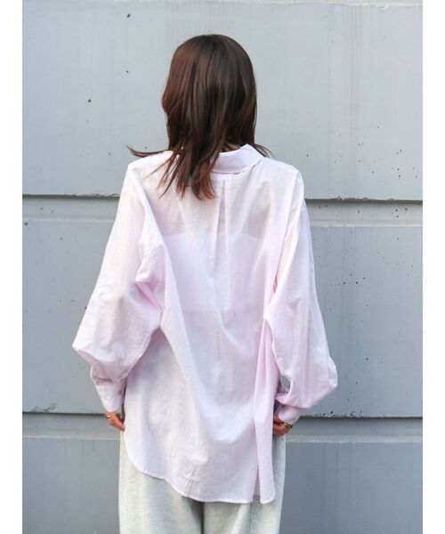 Ungrid（アングリッド）の「シアールーズシャツ（シャツ/ブラウス・レディース・イエロー/ブルー/オフホワイト/パープル・FREE）」の21枚目の写真