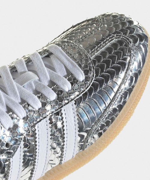 adidas(アディダス)の「adidas/アディダス SAMBA OG W サンバ スリーストライプス 2026年春夏(スニーカー・レディース・シルバー/ブラック・23/23.5/24/24.5/25)」の3枚目の写真