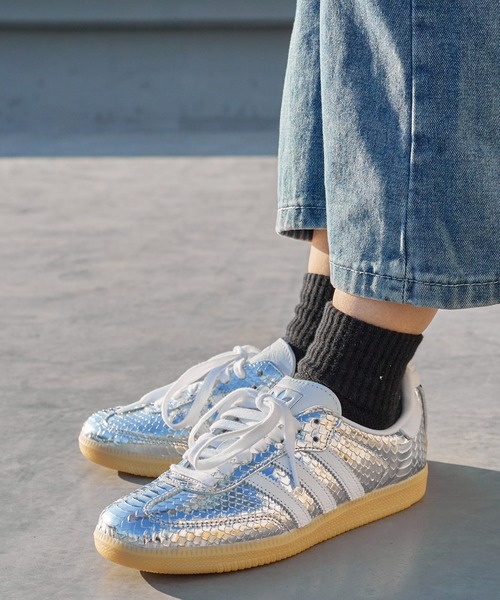 adidas(アディダス)の「adidas/アディダス SAMBA OG W サンバ スリーストライプス 2026年春夏(スニーカー・レディース・シルバー/ブラック・23/23.5/24/24.5/25)」の18枚目の写真