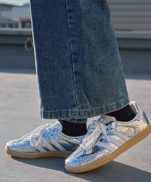 adidas(アディダス)の「adidas/アディダス SAMBA OG W サンバ スリーストライプス 2026年春夏(スニーカー・レディース・シルバー/ブラック・23/23.5/24/24.5/25)」の20枚目の写真