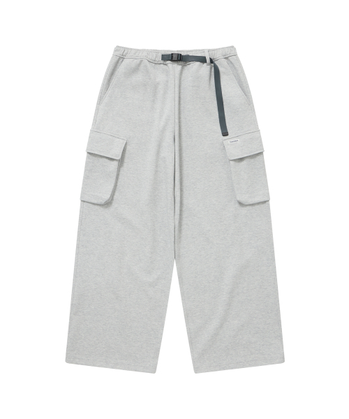 COVERNAT(カバーナット)の「ワイドカーゴスウェットパンツメランジェグレー(その他パンツ・メンズ・その他・MEDIUM/LARGE/X-LARGE/SMALL)」の2枚目の写真