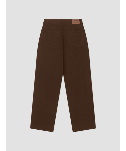 ANNEHEARTS（アンハーツ）の「Color Wide Denim Pants Dark Brown（デニムパンツ・レディース・その他・SMALL/LARGE/MEDIUM）」の4枚目の写真