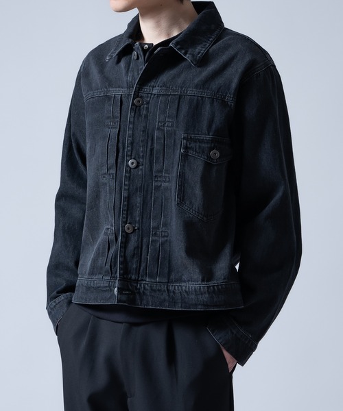improves(インプローブス)の「デニム ジージャン(デニムジャケット・メンズ・ブラック/ブルー/サックスブルー/ブラック系・X-LARGE/LARGE/MEDIUM/SMALL)」の5枚目の写真
