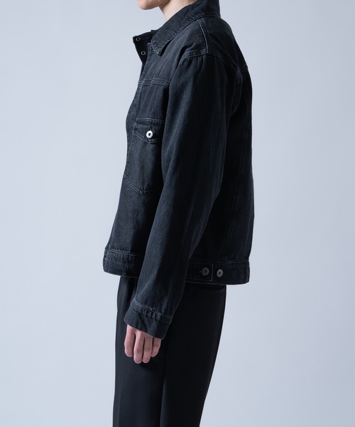 improves(インプローブス)の「デニム ジージャン(デニムジャケット・メンズ・ブラック/ブルー/サックスブルー/ブラック系・X-LARGE/LARGE/MEDIUM/SMALL)」の6枚目の写真