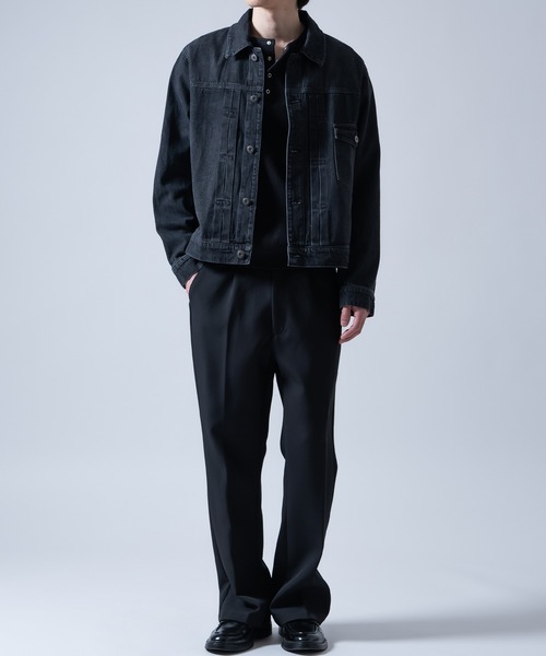 improves(インプローブス)の「デニム ジージャン(デニムジャケット・メンズ・ブラック/ブルー/サックスブルー/ブラック系・X-LARGE/LARGE/MEDIUM/SMALL)」の9枚目の写真