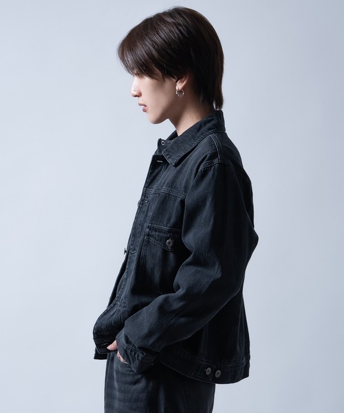 improves(インプローブス)の「デニム ジージャン(デニムジャケット・メンズ・ブラック/ブルー/サックスブルー/ブラック系・X-LARGE/LARGE/MEDIUM/SMALL)」の11枚目の写真