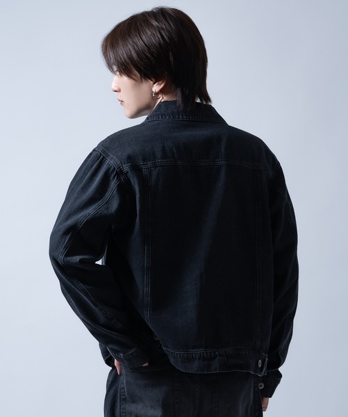 improves(インプローブス)の「デニム ジージャン(デニムジャケット・メンズ・ブラック/ブルー/サックスブルー/ブラック系・X-LARGE/LARGE/MEDIUM/SMALL)」の12枚目の写真