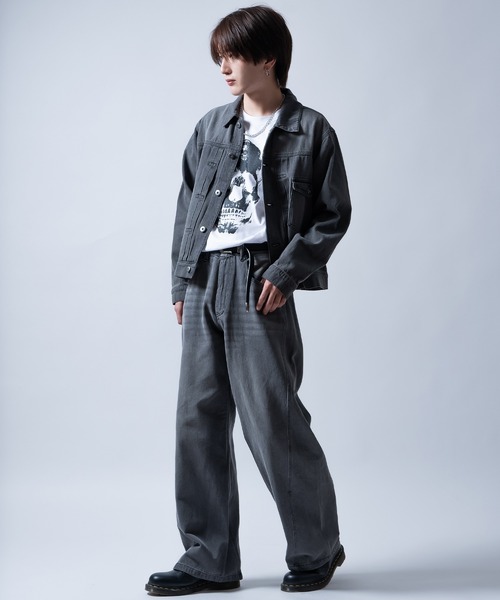 improves(インプローブス)の「デニム ジージャン(デニムジャケット・メンズ・ブラック/ブルー/サックスブルー/ブラック系・X-LARGE/LARGE/MEDIUM/SMALL)」の19枚目の写真