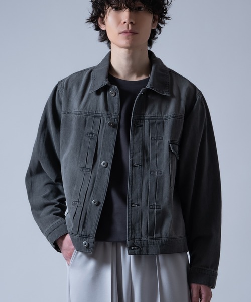 improves(インプローブス)の「デニム ジージャン(デニムジャケット・メンズ・ブラック/ブルー/サックスブルー/ブラック系・X-LARGE/LARGE/MEDIUM/SMALL)」の20枚目の写真