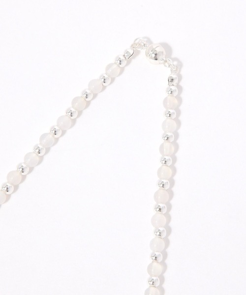 GLOBAL WORK（グローバルワーク）の「天然石シンプルネックレス/646373（ネックレス・レディース・ブラック/レッド/ホワイト・FREE）」の5枚目の写真