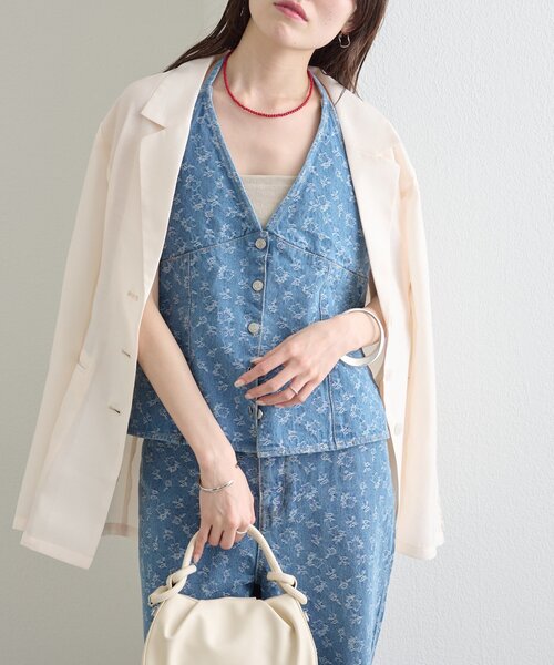 mystic(ミスティック)の「ベルト付きシアージャケット(その他アウター・レディース・アイボリー/チャコールグレー/ブラック・FREE)」の11枚目の写真