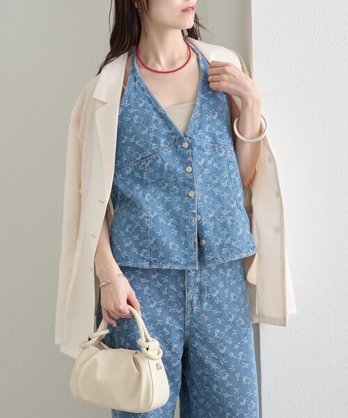 mystic(ミスティック)の「ベルト付きシアージャケット(その他アウター・レディース・アイボリー/チャコールグレー/ブラック・FREE)」の12枚目の写真