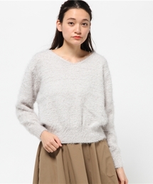 one after another NICE CLAUP | 【ナイスクラップ】春のふわふわＶネックニット(ニット/セーター)