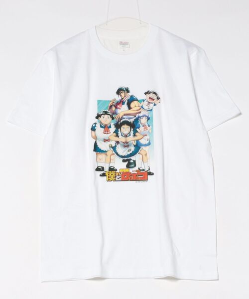 minius(ミニウス)の「劇場版「僕とロボコ」Tシャツ/ キャラクタープリントTシャツ 半袖 クルーネック ユニセックス 映画 アニメ コラボ グッズ(Tシャツ/カットソー・メンズ・ホワイト/ブラック・X-LARGE/LARGE)」の2枚目の写真