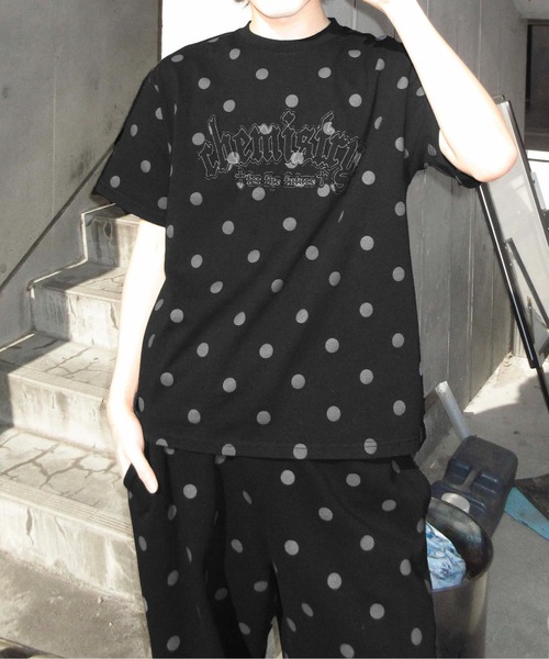 sedacle（セダクル）の「アソートアップリケ柄Tシャツ（Tシャツ/カットソー・レディース・ホワイト/ブラック/チャコールグレー/グレー・LARGE/MEDIUM/SMALL/X-SMALL）」の12枚目の写真
